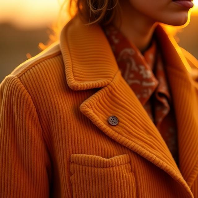 Cordjacke 70er Jahre